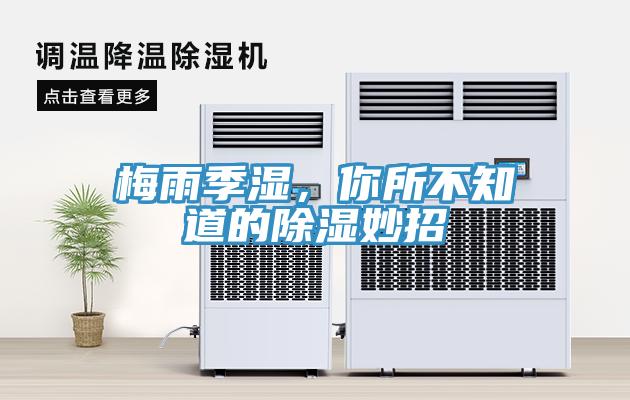 梅雨季濕，你所不知道的除濕妙招