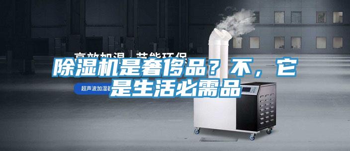 除濕機(jī)是奢侈品？不，它是生活必需品
