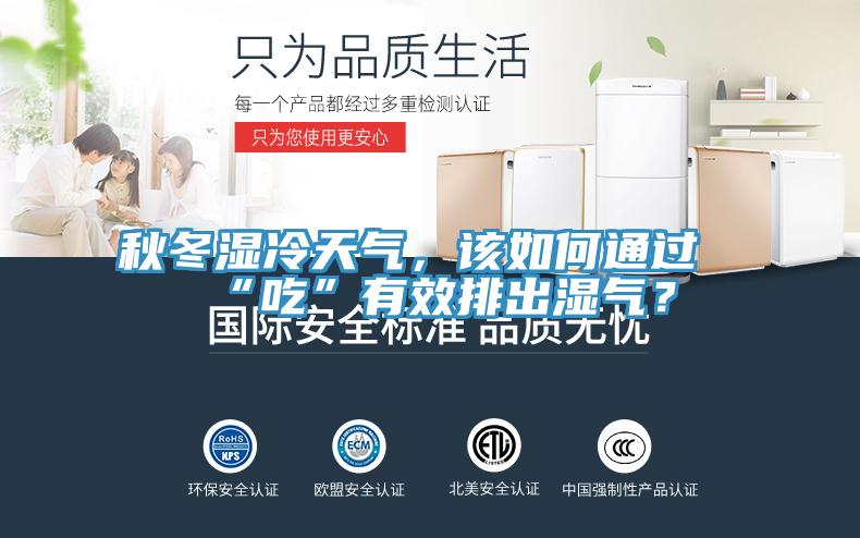 秋冬濕冷天氣，該如何通過“吃”有效排出濕氣？