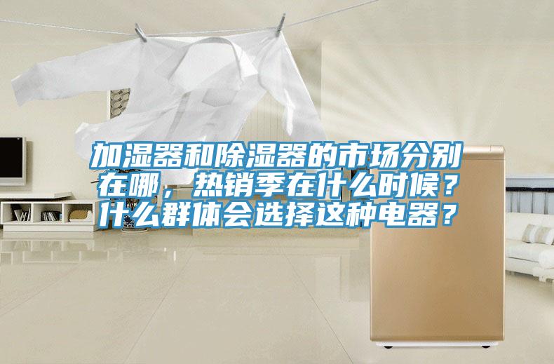 加濕器和除濕器的市場(chǎng)分別在哪，熱銷季在什么時(shí)候？什么群體會(huì)選擇這種電器？