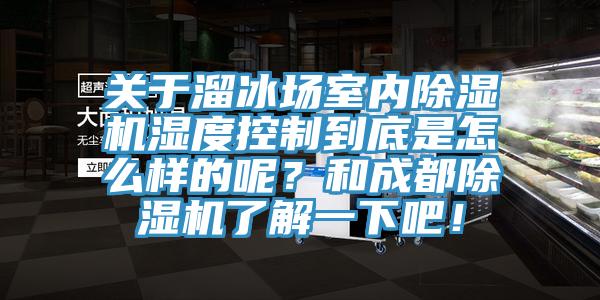 關(guān)于溜冰場室內(nèi)除濕機(jī)濕度控制到底是怎么樣的呢？和成都除濕機(jī)了解一下吧！