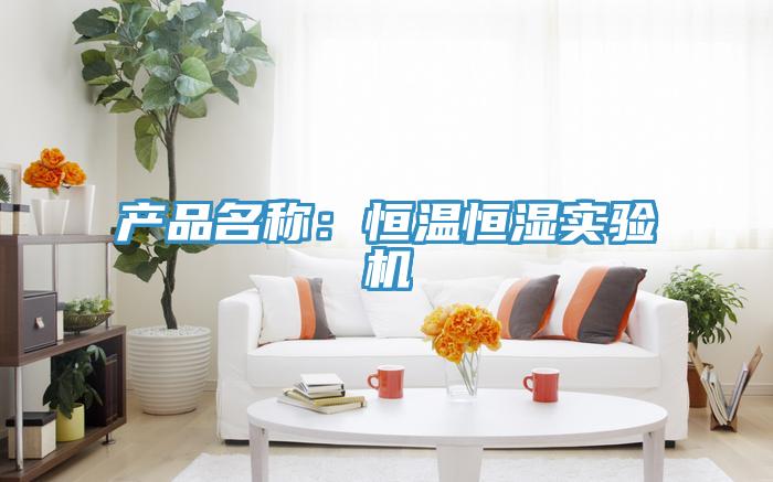 產(chǎn)品名稱(chēng)：恒溫恒濕實(shí)驗(yàn)機(jī)