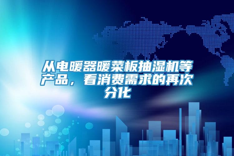 從電暖器暖菜板抽濕機等產(chǎn)品，看消費需求的再次分化