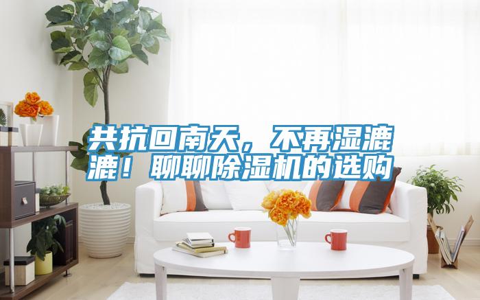 共抗回南天，不再濕漉漉！聊聊除濕機(jī)的選購