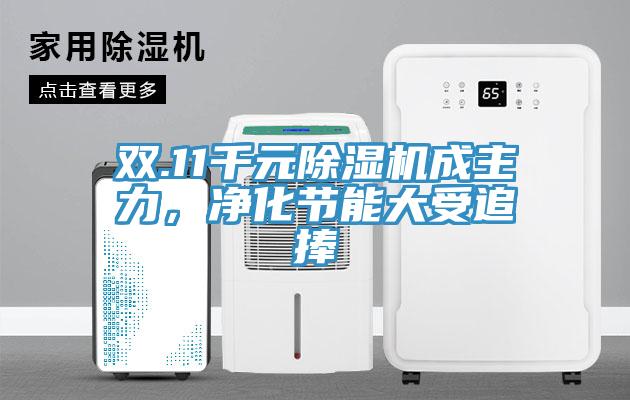 雙.11千元除濕機成主力，凈化節(jié)能大受追捧