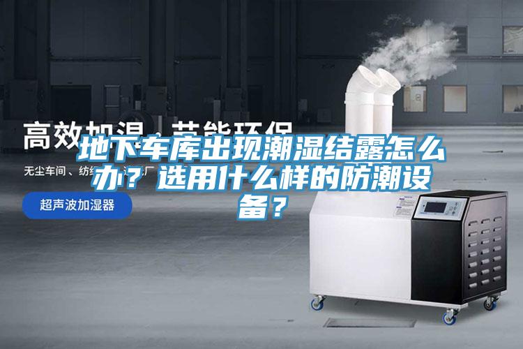 地下車庫出現(xiàn)潮濕結露怎么辦？選用什么樣的防潮設備？