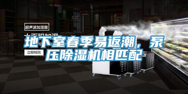 地下室春季易返潮，泵壓除濕機相匹配