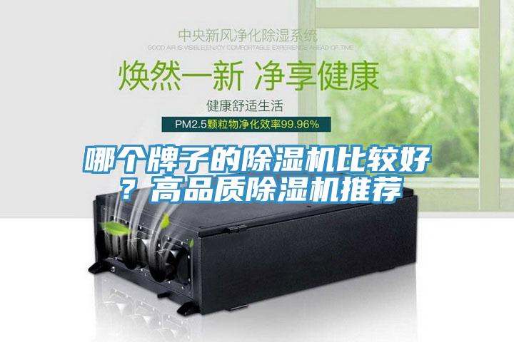 哪個牌子的除濕機比較好？高品質(zhì)除濕機推薦