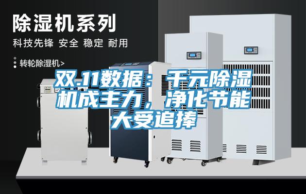 雙.11數(shù)據(jù)：千元除濕機成主力，凈化節(jié)能大受追捧