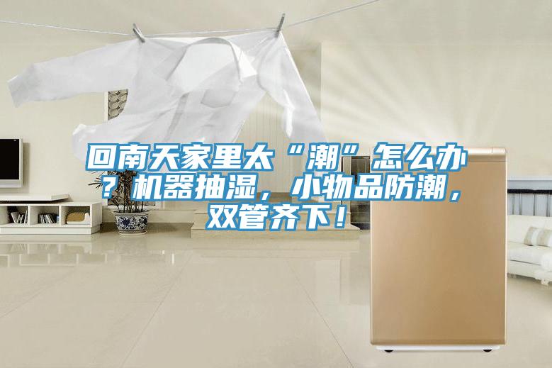 回南天家里太“潮”怎么辦？機(jī)器抽濕，小物品防潮，雙管齊下！