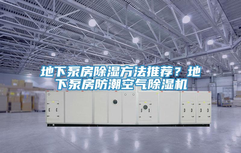 地下泵房除濕方法推薦？地下泵房防潮空氣除濕機(jī)