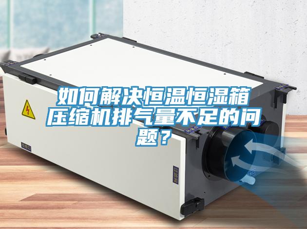 如何解決恒溫恒濕箱壓縮機(jī)排氣量不足的問(wèn)題？