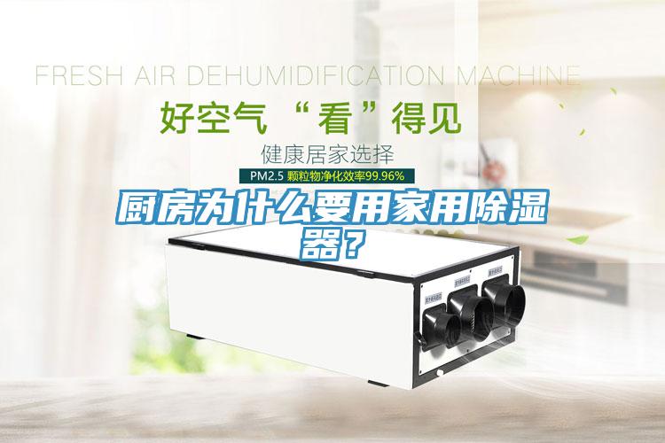 廚房為什么要用家用除濕器？
