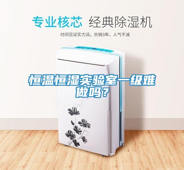 恒溫恒濕實驗室一級難做嗎？