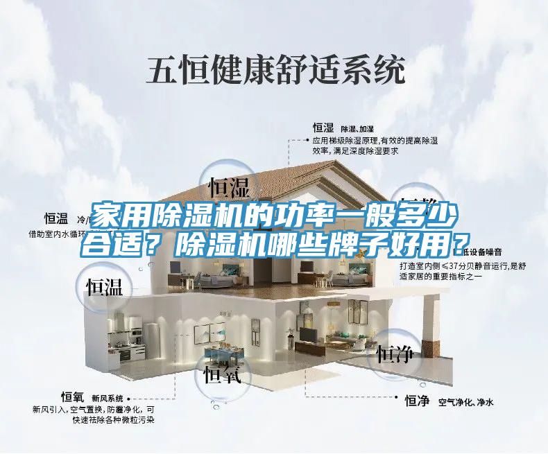 家用除濕機的功率一般多少合適？除濕機哪些牌子好用？