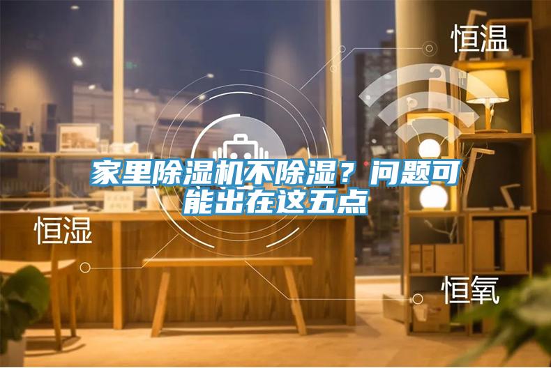家里除濕機(jī)不除濕？問(wèn)題可能出在這五點(diǎn)