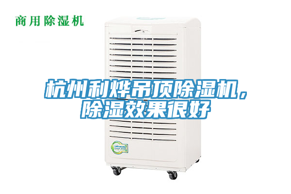 杭州利燁吊頂除濕機(jī)，除濕效果很好