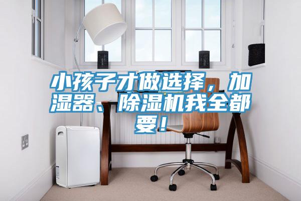小孩子才做選擇，加濕器、除濕機(jī)我全都要！