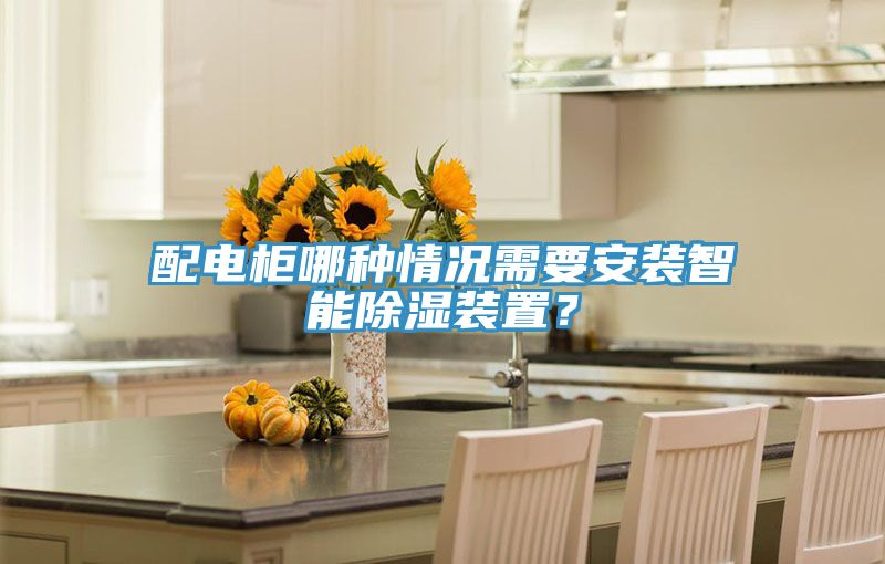 配電柜哪種情況需要安裝智能除濕裝置？
