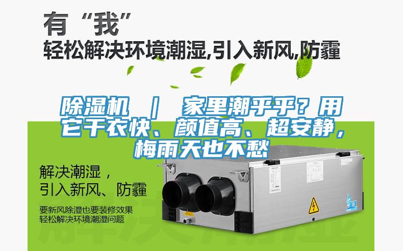 除濕機(jī) ｜ 家里潮乎乎？用它干衣快、顏值高、超安靜，梅雨天也不愁