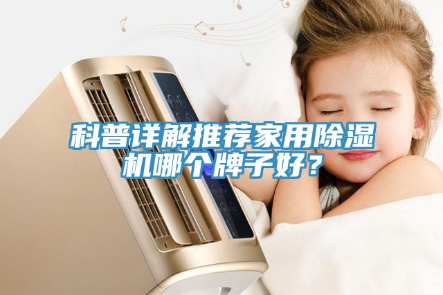 科普詳解推薦家用除濕機哪個牌子好？