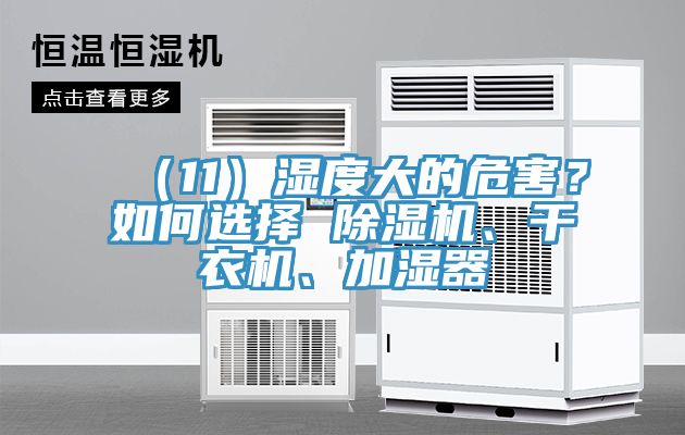 （11）濕度大的危害？如何選擇 除濕機(jī)、干衣機(jī)、加濕器