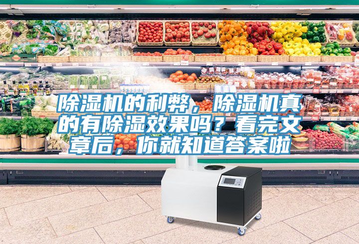 除濕機的利弊，除濕機真的有除濕效果嗎？看完文章后，你就知道答案啦